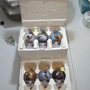 The Bradford Exchange Eagle Ornament Collection - Blue and Gold